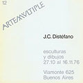 Catálogo J. C. Distéfano. Esculturas y dibujos