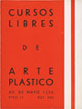 Propaganda de los "Cursos Libres de Arte Plástico" 