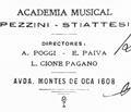Volante de la Academi Pezzini-Stiattesi