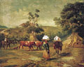 Pueyrredón. Lavanderas en el bajo de Belgrano, 1865