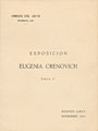 Catálogo. Eugenia Crenovich, Amigos del Arte, 1935