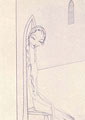 Yente. Caricatura de Lillian Gish en "Rómulo"